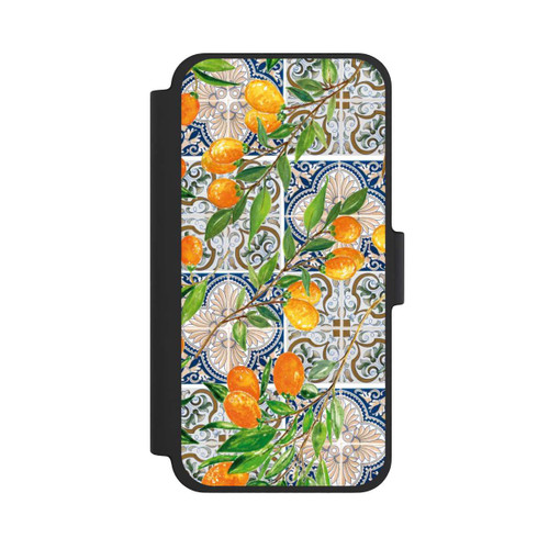 Apple iPhone 12 mini NIVOflip Griechische Orangen Muster