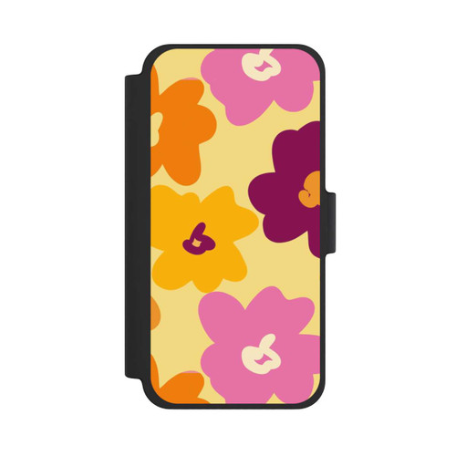 Apple iPhone 12 mini NIVOflip Retro Blumenmuster bunt