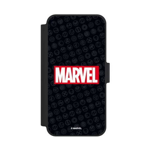 Apple iPhone 12 mini NIVOflip Marvel Logo Black Red 