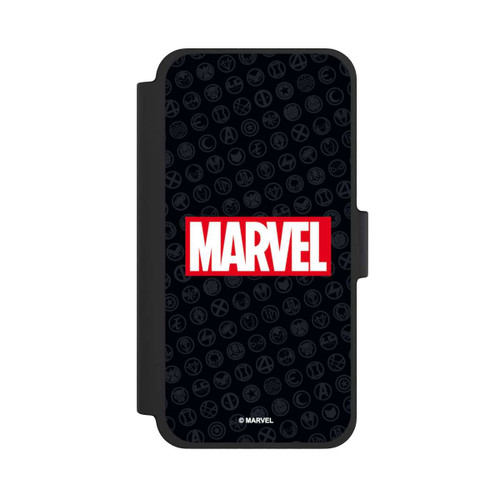 Apple iPhone 12 mini NIVOflip Marvel Logo Black Red 