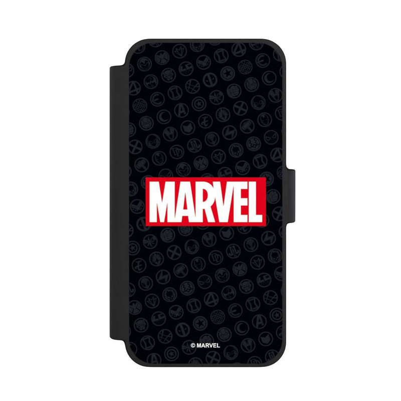 iPhone 12 mini NIVOflip Marvel Logo Noir Rouge