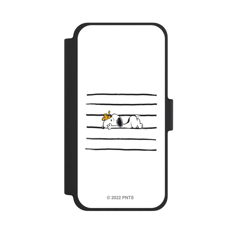 iPhone 12 mini NIVOflip Snoopy Woodstock Streifen