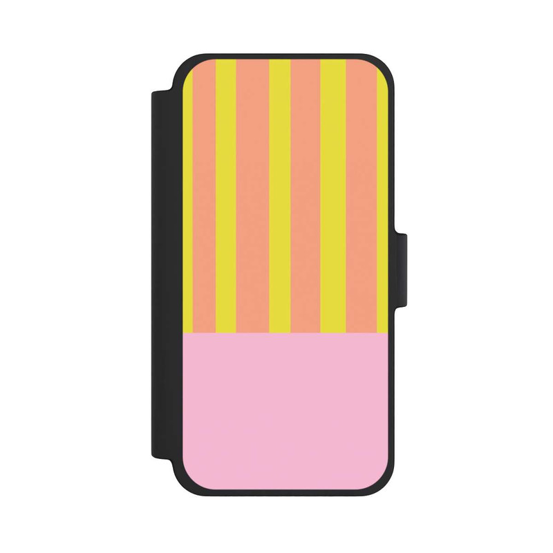 iPhone 12 mini NIVOflip Neonfarbige Streifen