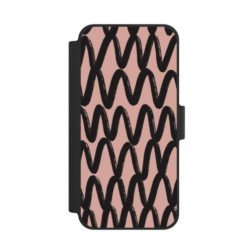 Apple iPhone 12 mini NIVOflip Zig Zag Noir