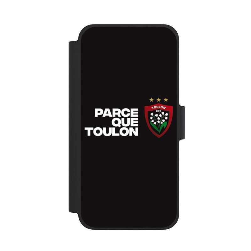 iPhone 12 mini NIVOflip RC Toulonnais PQT Noir