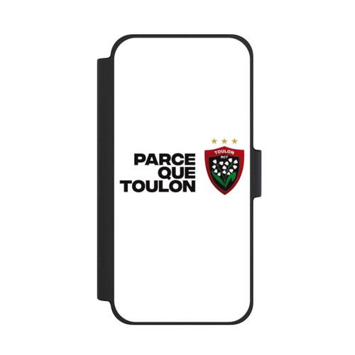 Apple iPhone 12 mini NIVOflip RC Toulonnais PQT Blanc