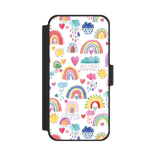 Apple iPhone 12 mini NIVOflip Schöne Regenbogen-Multi-Rot