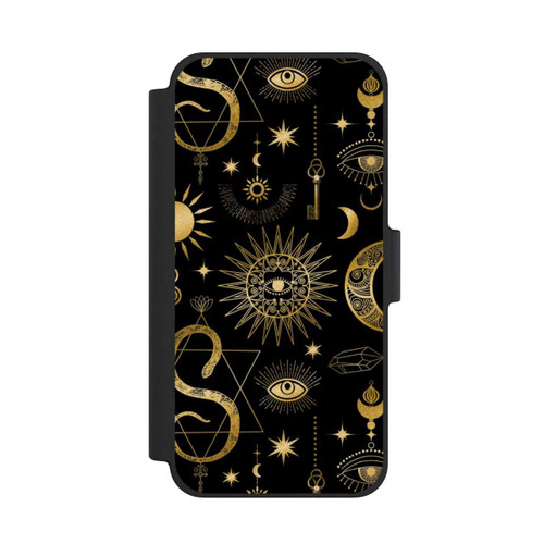 Apple iPhone 12 mini NIVOflip Soleil et Lune Célestes Steampunk