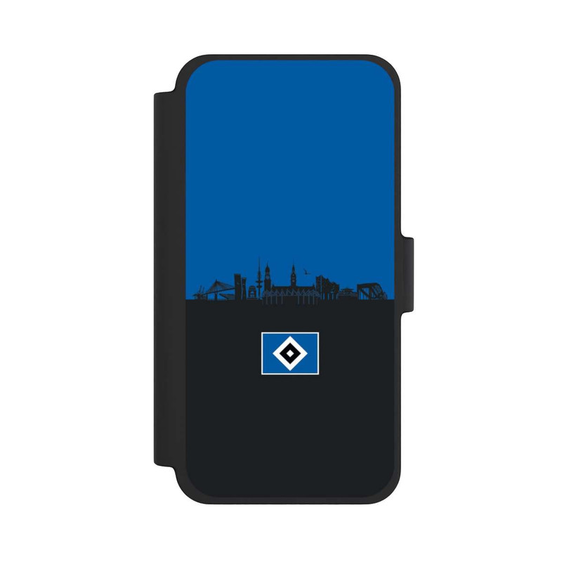 iPhone 12 mini NIVOflip HSV Skyline Blau Schwarz