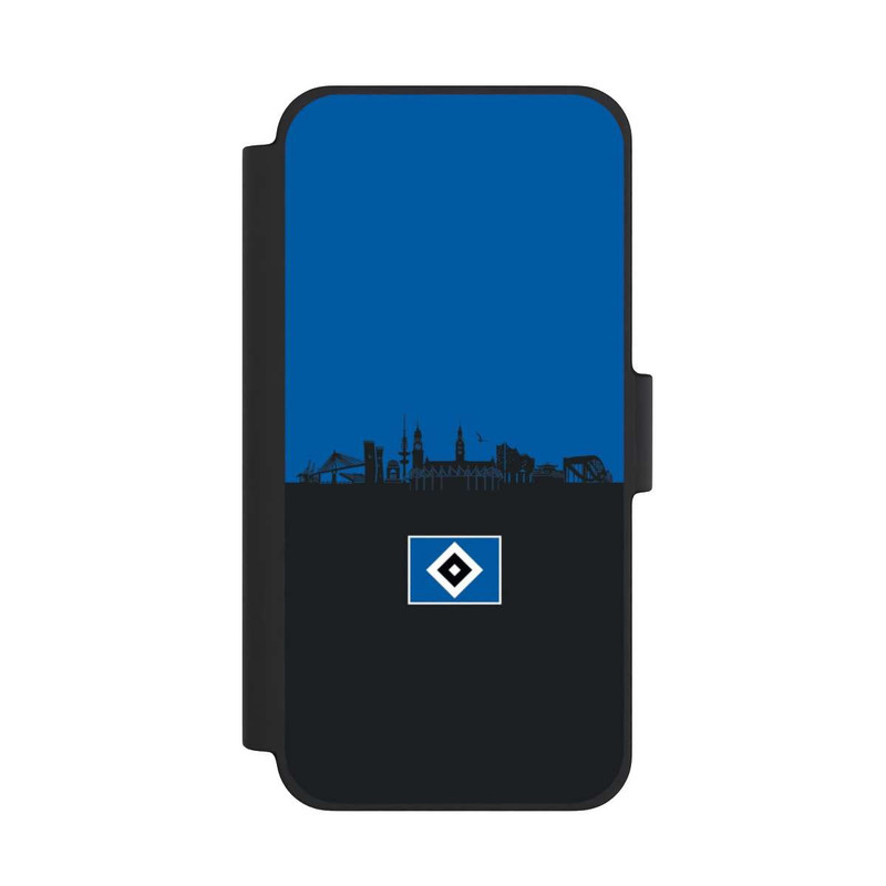 iPhone 12 mini NIVOflip HSV Skyline Blau Schwarz