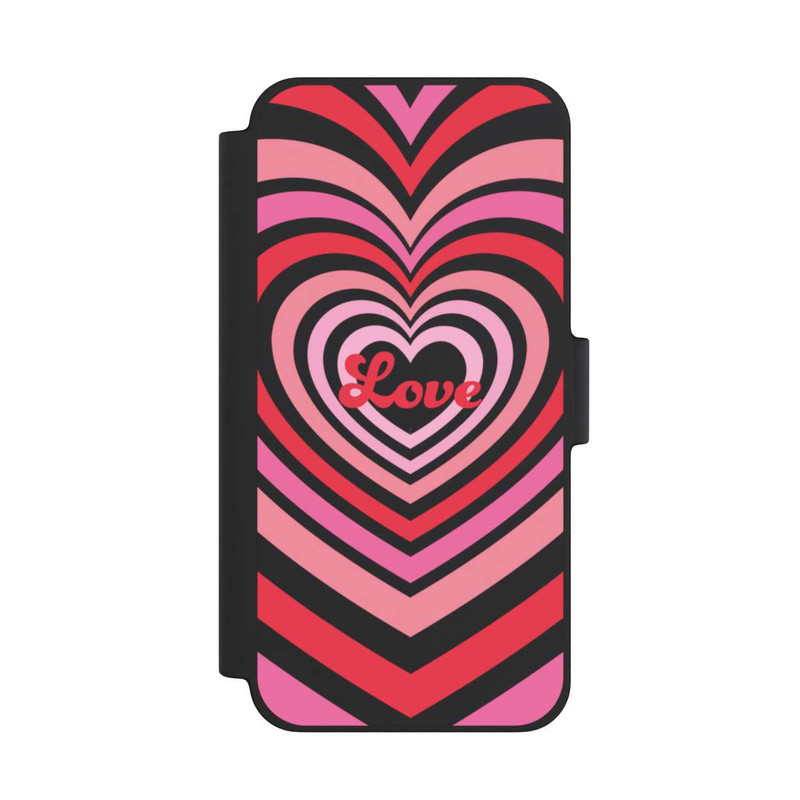 iPhone 12 mini NIVOflip Amour, nuances rouges
