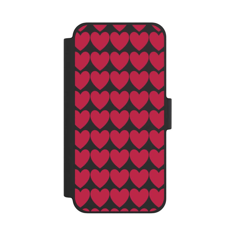 iPhone 12 mini NIVOflip Viva Magenta-Herzen