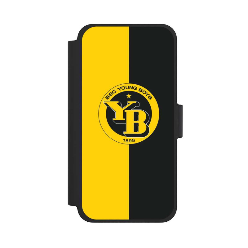 iPhone 12 mini NIVOflip BSC YB Gelb Schwarz