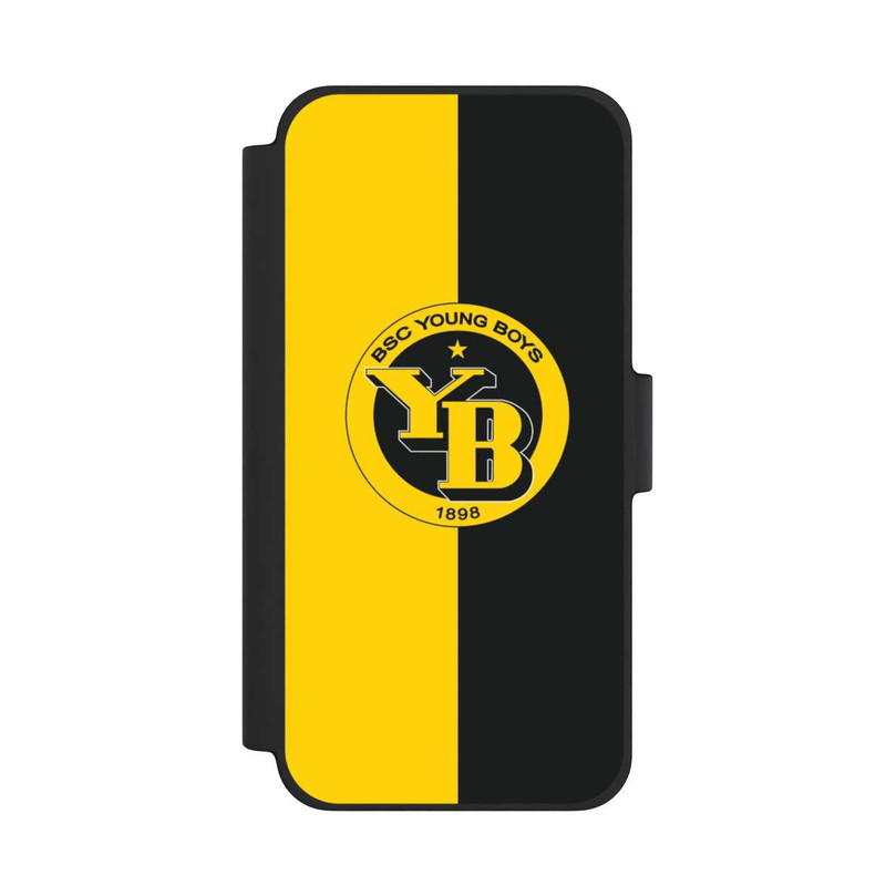 iPhone 12 mini NIVOflip BSC YB Jaune Noir