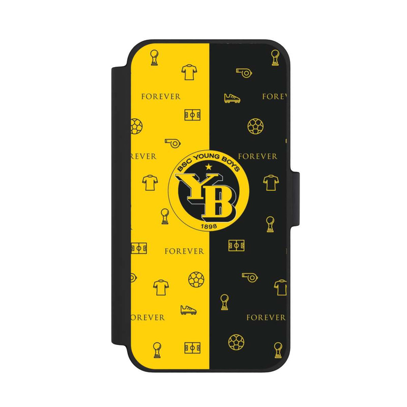 iPhone 12 mini NIVOflip BSC YB Yellow Black Pattern