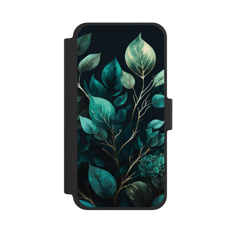 iPhone 12 mini NIVOflip Eucalyptus Dark Background
