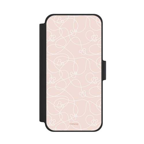 Apple iPhone 12 mini NIVOflip Micky Line Art Pattern Rose 