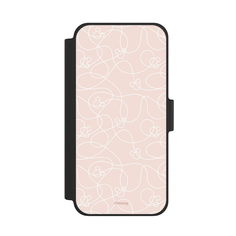 iPhone 12 mini NIVOflip Micky Line Art Pattern Rose 