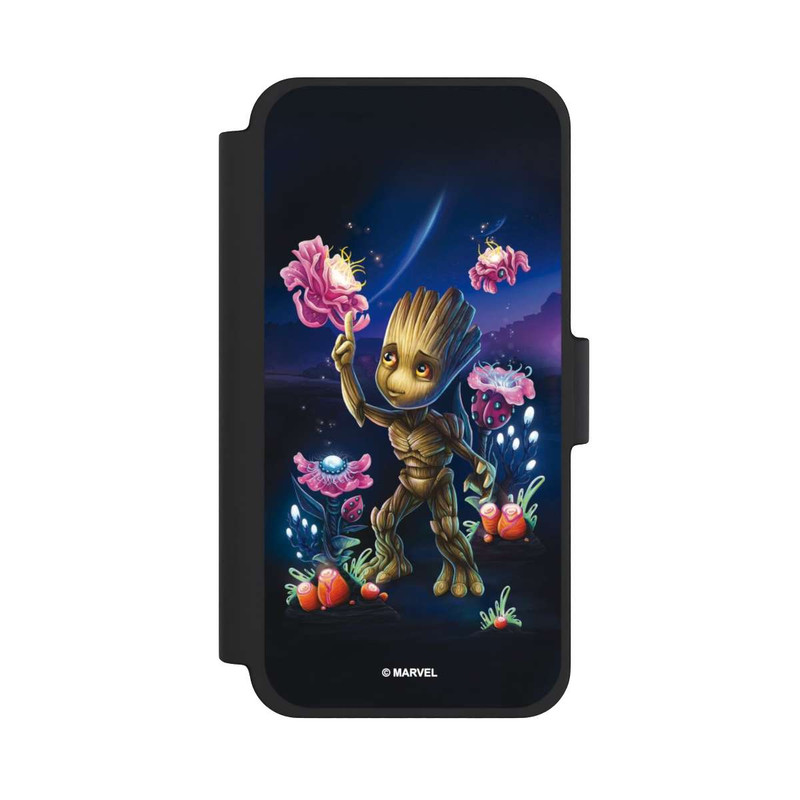 iPhone 12 mini NIVOflip Baby Groot Blumen