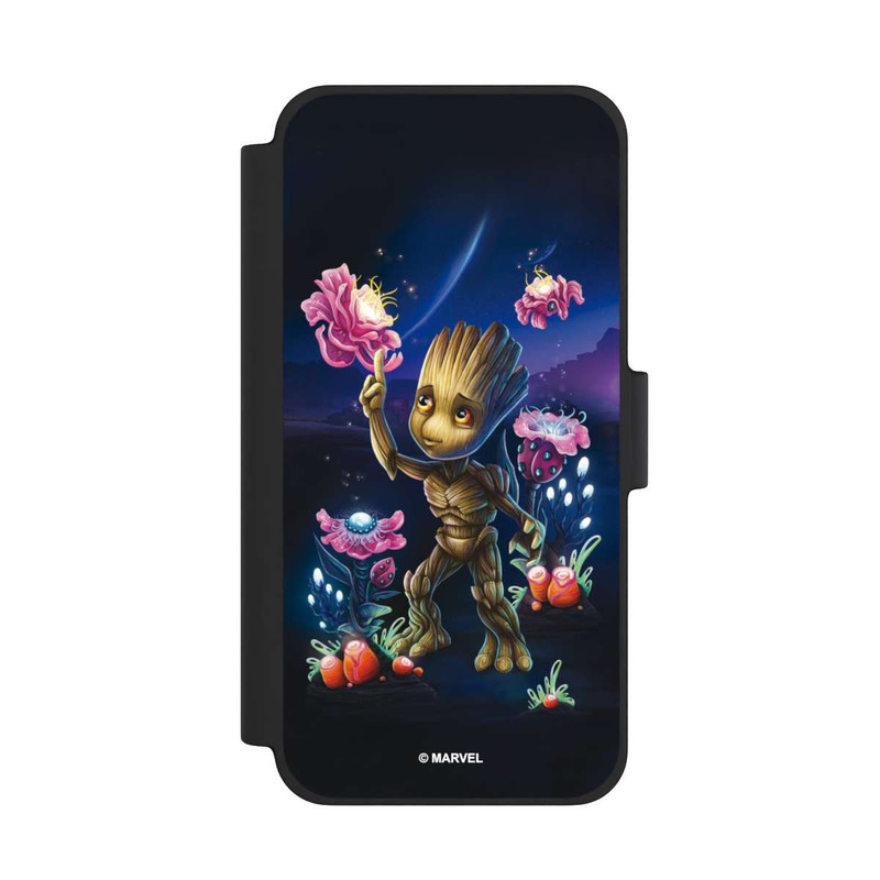 iPhone 12 mini NIVOflip Baby Groot Fleurs