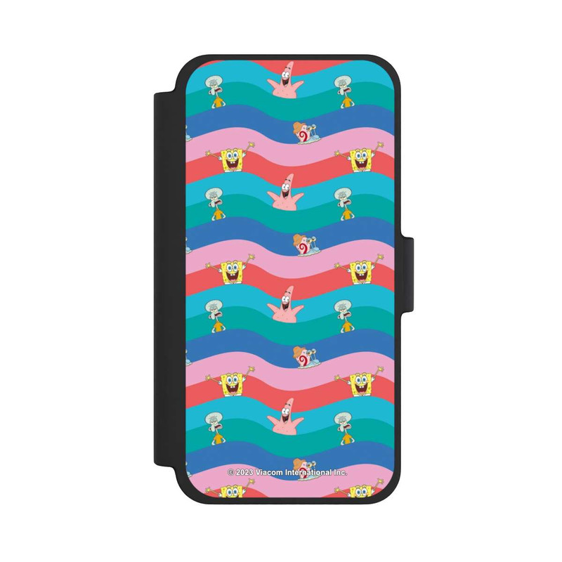 iPhone 12 mini NIVOflip Spongebob Freunde Bunte Wellen