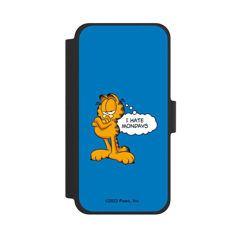 iPhone 12 mini NIVOflip Garfield I Hate Mondays Blau