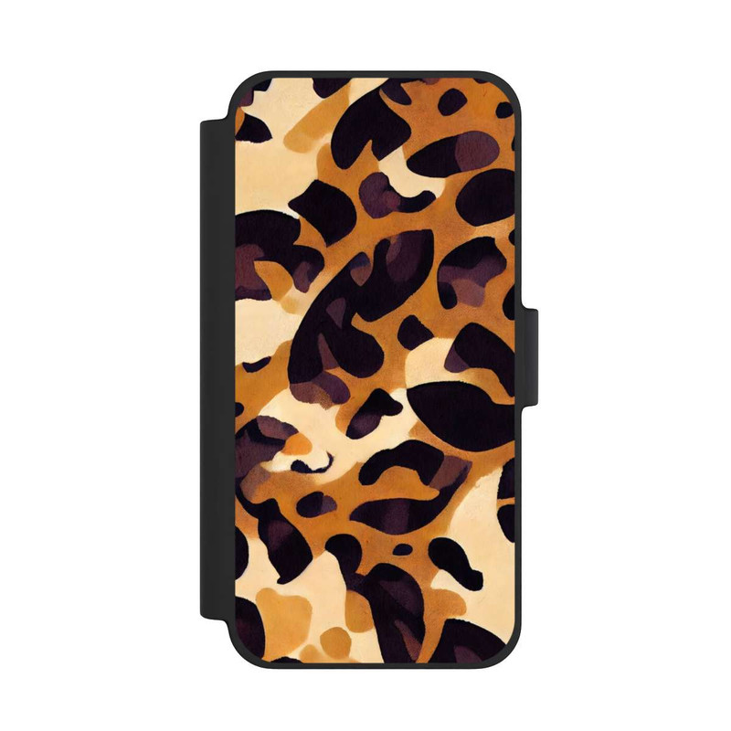 iPhone 12 mini NIVOflip motif lion marron clair