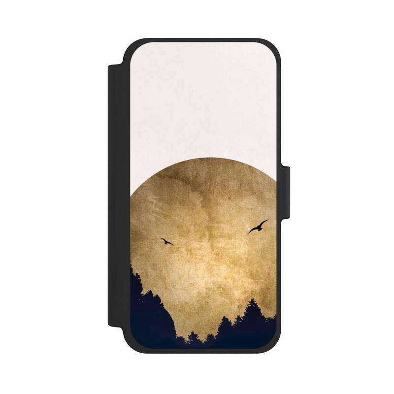 iPhone 12 mini NIVOflip Zwei Vögel vor Mond
