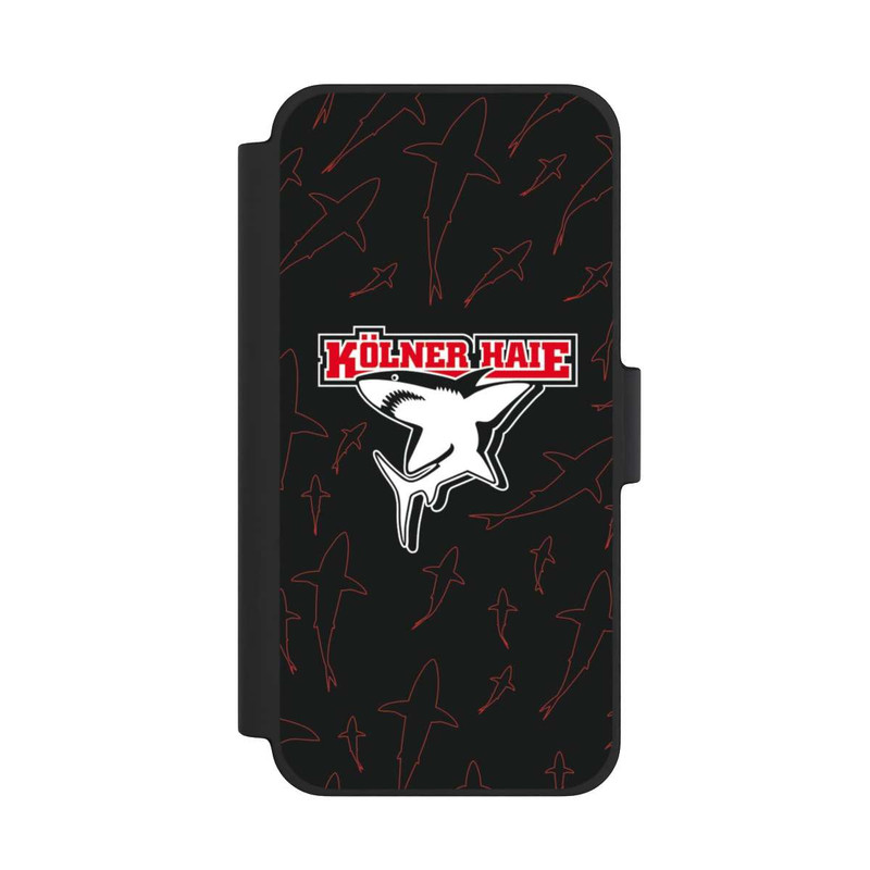 iPhone 12 mini NIVOflip Haie Muster Rot