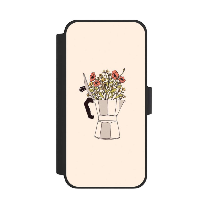 iPhone 12 mini NIVOflip Fleurs Moka