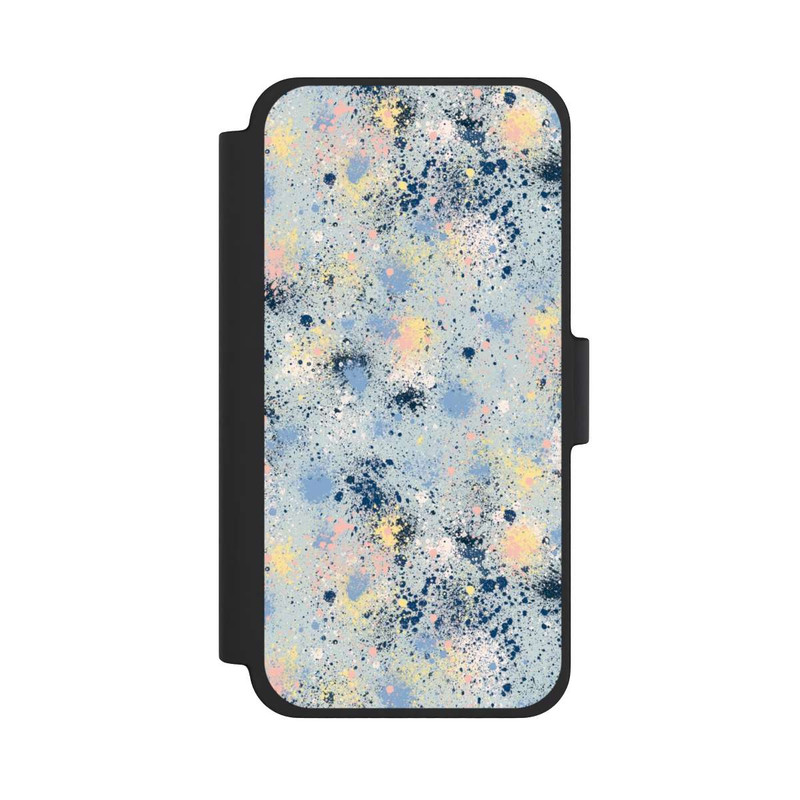 iPhone 12 mini NIVOflip Ink Dripping Dust Texture Blue