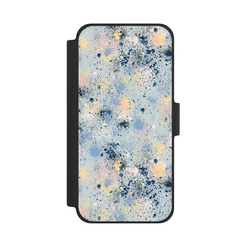 iPhone 12 mini NIVOflip Ink Dripping Dust Texture Blue