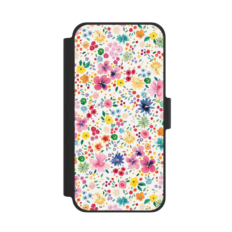 iPhone 12 mini NIVOflip Millefleurs Pink Spring Garden