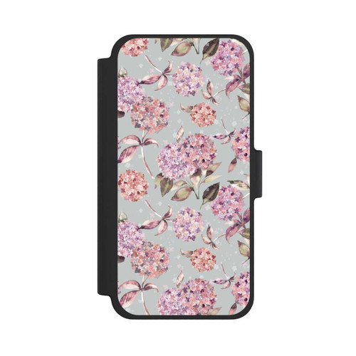 Apple iPhone 12 mini NIVOflip Pastel Magic Hydrangea Floral Watercolor Pink