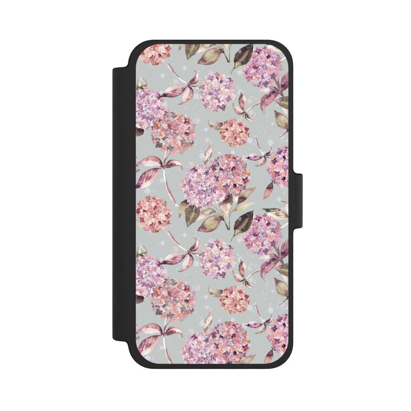 iPhone 12 mini NIVOflip Pastel Magic Hydrangea Floral Watercolor Pink