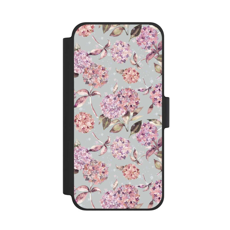 iPhone 12 mini NIVOflip Pastel Magic Hydrangea Floral Watercolor Pink