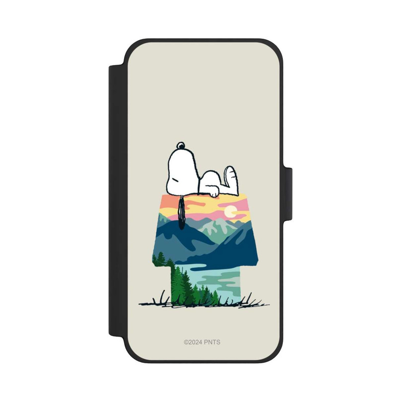 iPhone 12 mini NIVOflip Snoopy Camping Hütte
