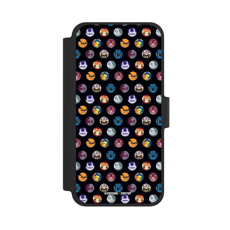 iPhone 12 mini NIVOflip Bijuu Muster Schwarz
