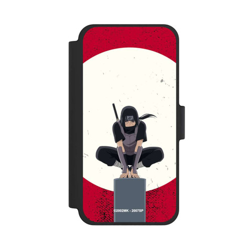 Apple iPhone 12 mini NIVOflip Itachi Uchiha Symbol Roter Hintergrund