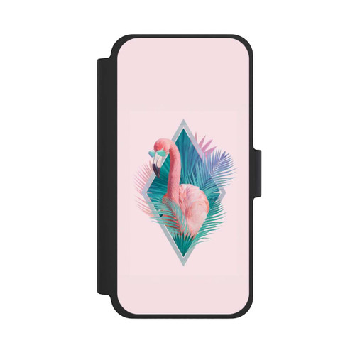 Apple iPhone 12 mini NIVOflip Tropical Leaves Flamingo