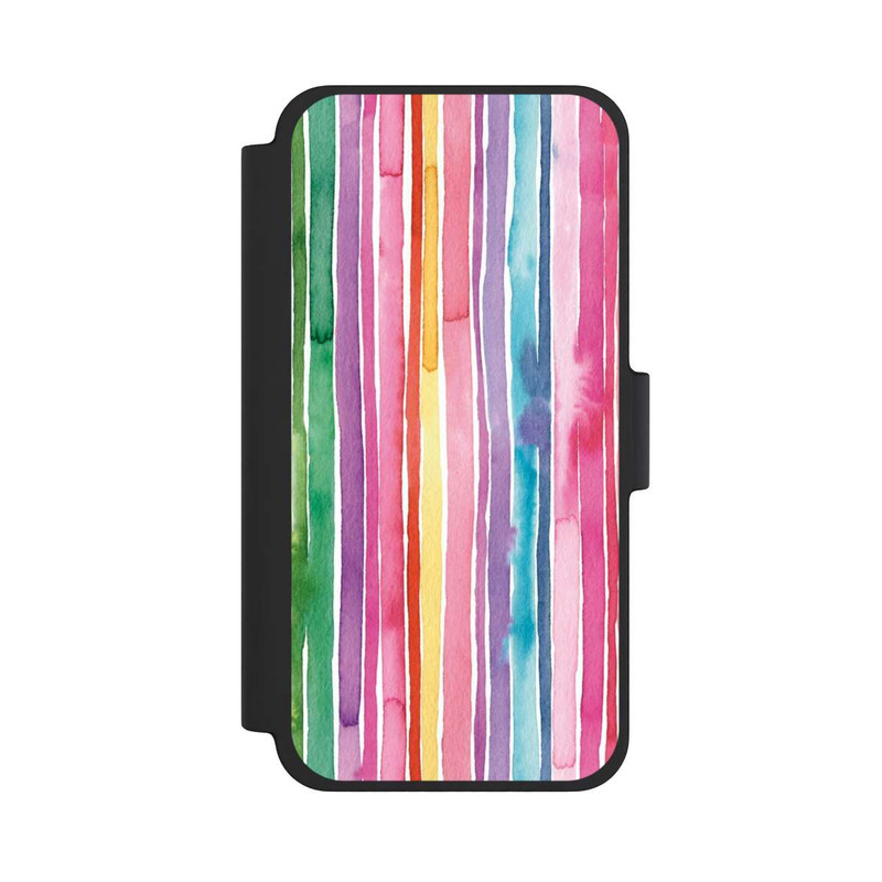 iPhone 12 mini NIVOflip Camouflage Regenbogenstreifen