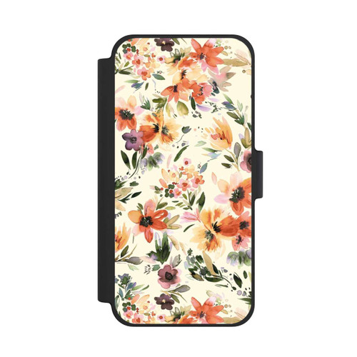 Apple iPhone 12 mini NIVOflip Summer Artistic Flowers Ivory