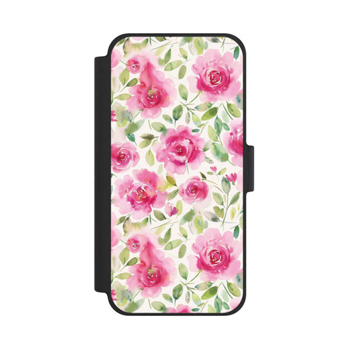 Apple iPhone 12 mini NIVOflip Aquarell Frische Rosen