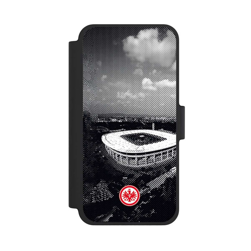iPhone 12 mini NIVOflip SGE Stadion Schwarz Weiß