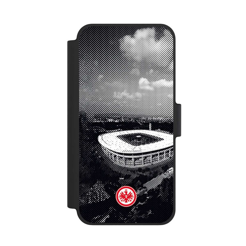iPhone 12 mini NIVOflip SGE Stadion Schwarz Weiß