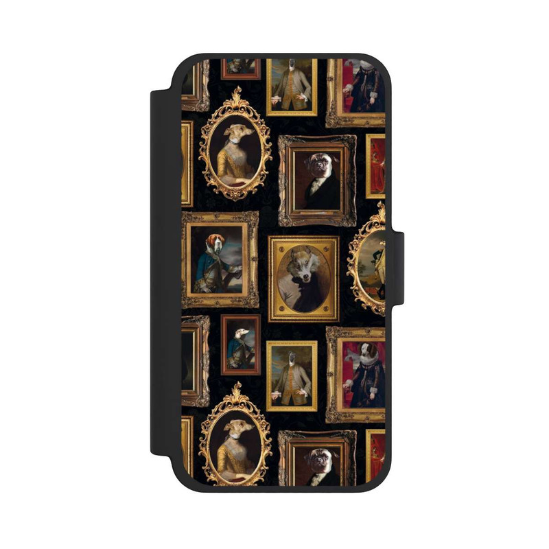 iPhone 12 mini NIVOflip Dog Ancient Frame Pattern with AI