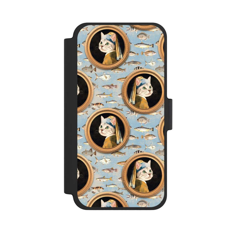 iPhone 12 mini NIVOflip Katzen Muster