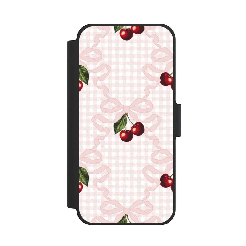 iPhone 12 mini NIVOflip Motif cerise rose