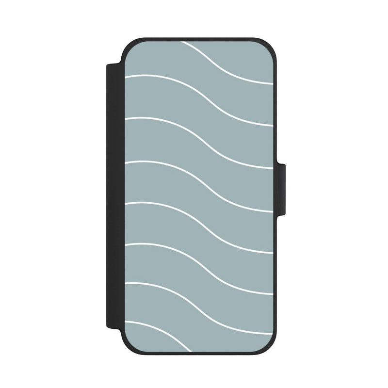 iPhone 12 mini NIVOflip Trendy Lines White Green