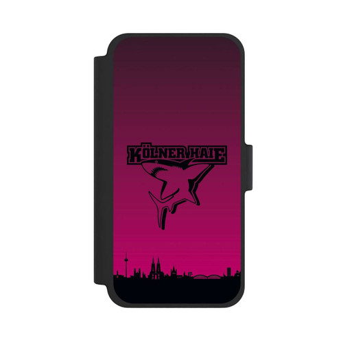 Apple iPhone 12 mini NIVOflip Kölner Haie Skyline Pink